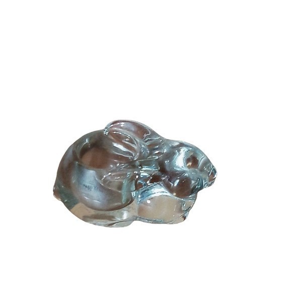 Bunny Rabbit Votive Candle Holder Glass Heavy Weight - Picture 7 of 16